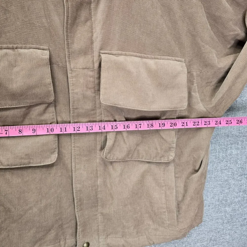 BANANA REPUBLIC LOOSE-FIT CORDUROY UTILITY JACKET, SIZE S
